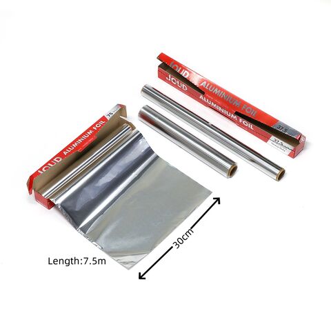 Rollo grande de papel de aluminio para hornear comercial grueso, impresión personalizada, grado alimenticio, cocina doméstica
