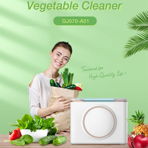 Lavadora Desinfectante Portátil Automática de Alimentos, Frutas y Verduras para el Hogar