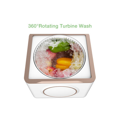 Lavadora Desinfectante Portátil Automática de Alimentos, Frutas y Verduras para el Hogar