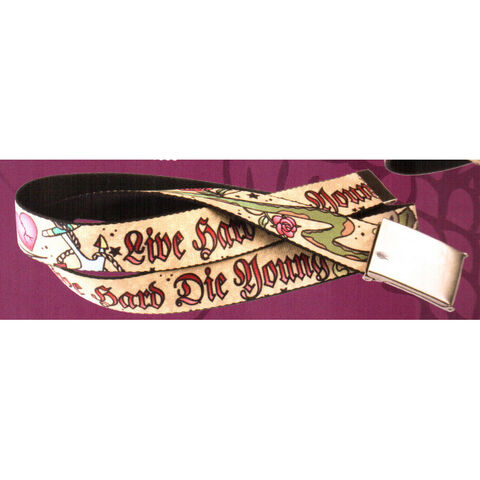Ceinture Tissée avec Boucle en Acier