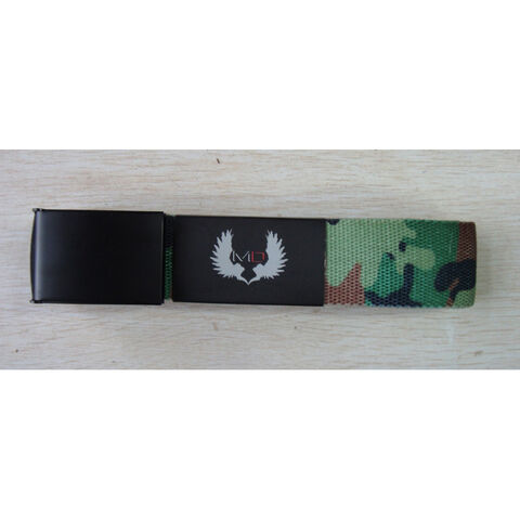 Ceinture Tissée avec Boucle en Acier