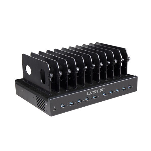 Factory price with 10 USB-C ports PD charger dock station for School, office using