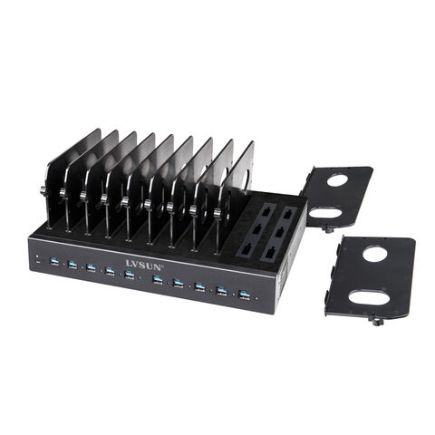 Factory price with 10 USB-C ports PD charger dock station for School, office using