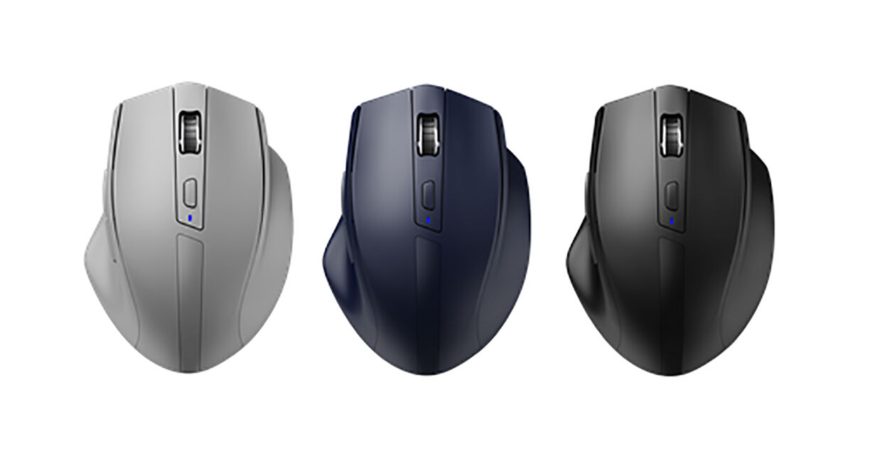 2024 Classic Colors Dual-mode Noiseless Ergonomic Wireless Mouse For Pc ...