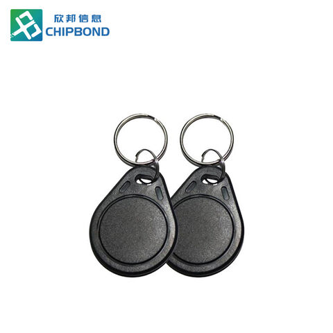 Porte-clés intelligent NFC programmable en plastique Chipbond 13,56 MHz Poire Époxy RFID