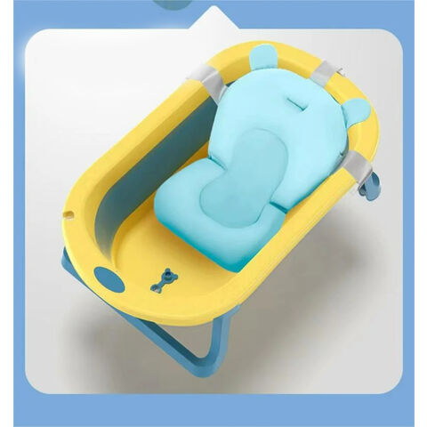 Banheira de Bebê de Plástico Dobrável Tamanho Infantil Antiderrapante para Viagem - Produtos Mais Vendidos