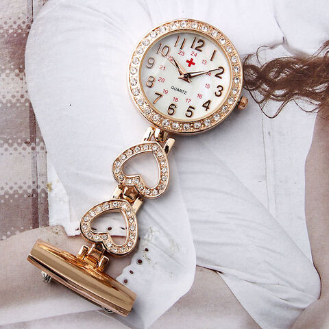 Wholesale Diamond Nurse's Watch Pendant Pectoral Medical Nurse's Pocket Watch