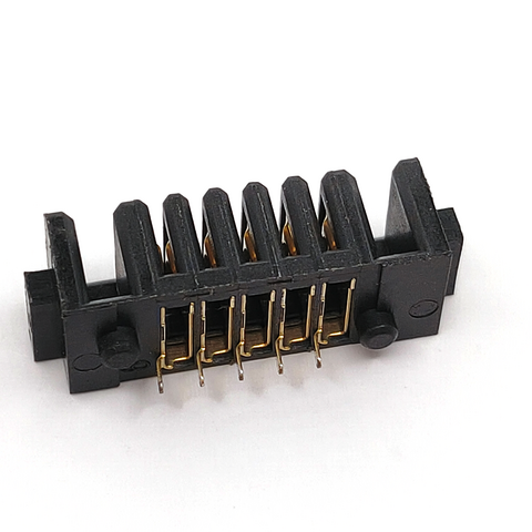 Portapilas con Contacto de Pines, Paso de 2 mm, Terminal de Resorte Tipo Pala de 20-40 Pines para Electrónica