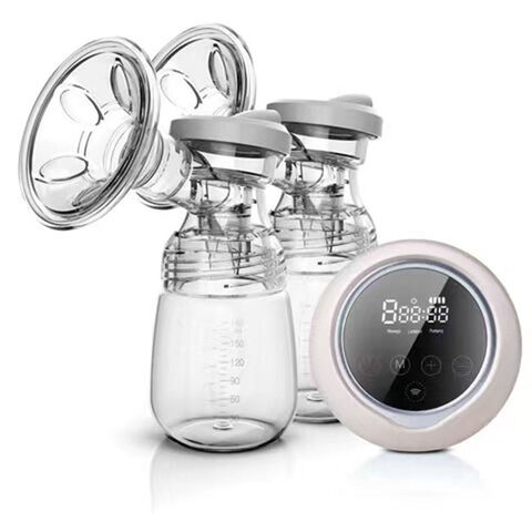 Extractor de Leche Eléctrico Doble con Tubo Largo, Pantalla LCD, Succión, Modos de Masaje y Extracción, Duradero, Precio de Fábrica