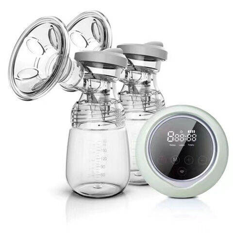 Extractor de Leche Eléctrico Doble con Tubo Largo, Pantalla LCD, Succión, Modos de Masaje y Extracción, Duradero, Precio de Fábrica