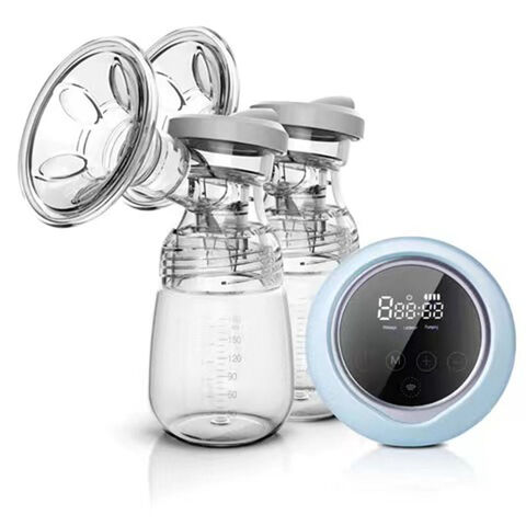 Extractor de Leche Eléctrico Doble con Tubo Largo, Pantalla LCD, Succión, Modos de Masaje y Extracción, Duradero, Precio de Fábrica
