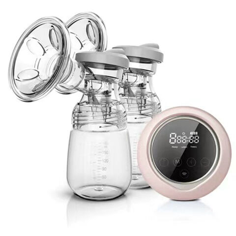 Extractor de Leche Eléctrico Doble con Tubo Largo, Pantalla LCD, Succión, Modos de Masaje y Extracción, Duradero, Precio de Fábrica