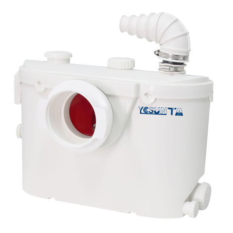 FLO500-B Broyeur WC Pompe, Pompe de Broyage des Eaux Usées pour Salle de Bains