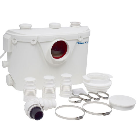 FLO500-B Rohrleitungsablauf Spüle Leistungsstarke Toilette Hochdruck Abwasser Zerkleinerer Abwasserpumpe 12V Marine