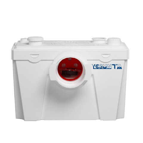 FLO500 Nouvelle Pompe de Macération avec Fonction Inverse Broyeur Sanitaire Automatique Pompe à Eaux Usées pour Salle de Bain