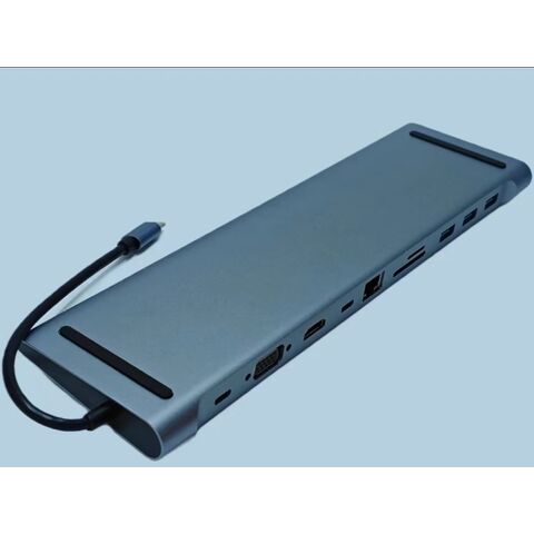 Multifunktionale 11-in-1 Multiport-Hub USB-C Dockingstation C-Typ Hub mit Halterung - 5