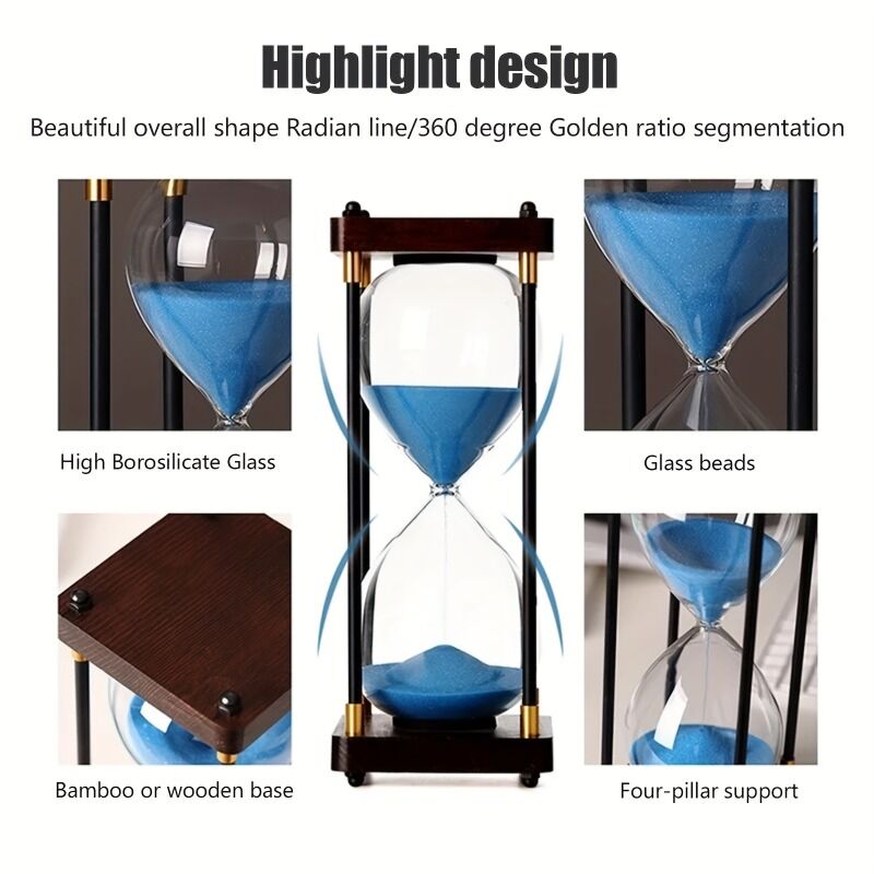 Promotional Creative 60-minute Vintage Hourglass Sand Timer Living Room ...