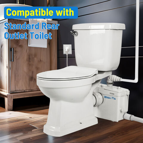 FLO800 110V Zerkleinerer-Abwasserpumpe Japanische Toilette Klassischer Stil für stark frequentierte Bereiche