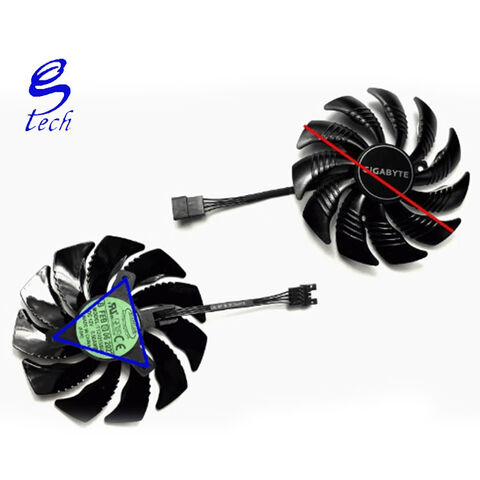 EM - Rechter Lüfter/gegen den Uhrzeigersinn für RTX2060 GTX1660ti 1660S 1650 T129215SU/GA91S2U Grafikkarten