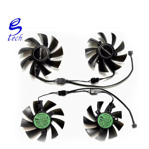 EM - Rechter Lüfter/gegen den Uhrzeigersinn für RTX2060 GTX1660ti 1660S 1650 T129215SU/GA91S2U Grafikkarten