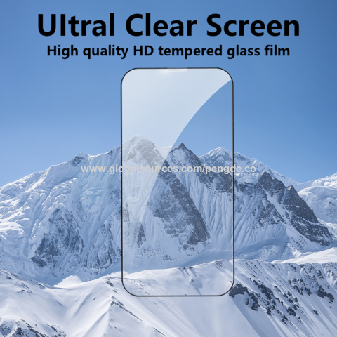 Protector de pantalla de vidrio templado HD 2.5D de fácil instalación para iPhone 16 [6.1 pulgadas] Sin burbujas