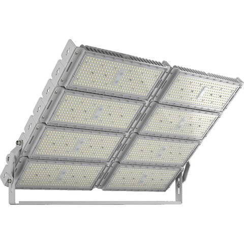 Foco LED modular para estadios IP66 400W 150lm/W CE ETL, alta eficiencia, luz de inundación, soporte de fábrica para almacén