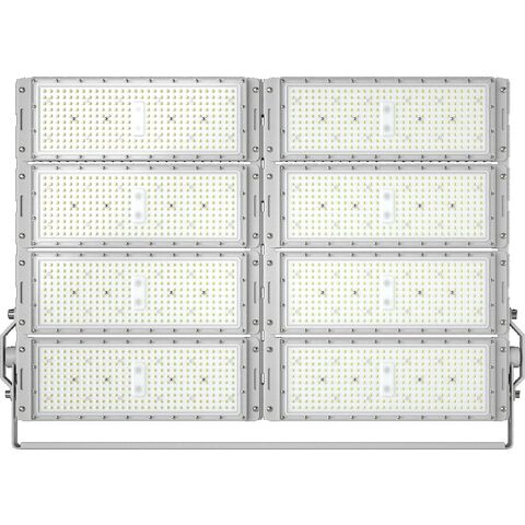 Foco LED modular para estadios IP66 400W 150lm/W CE ETL, alta eficiencia, luz de inundación, soporte de fábrica para almacén