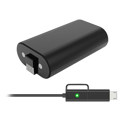 Paket Baterai Isi Ulang Pengisian Cepat untuk Kontroler X-box Series X|S/X-box One dengan Kabel Pengisian USB C dan Micro USB 1.5M