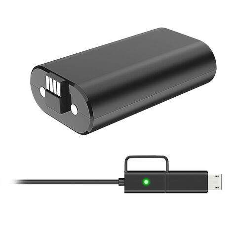 Paket Baterai Isi Ulang Pengisian Cepat untuk Kontroler X-box Series X|S/X-box One dengan Kabel Pengisian USB C dan Micro USB 1.5M