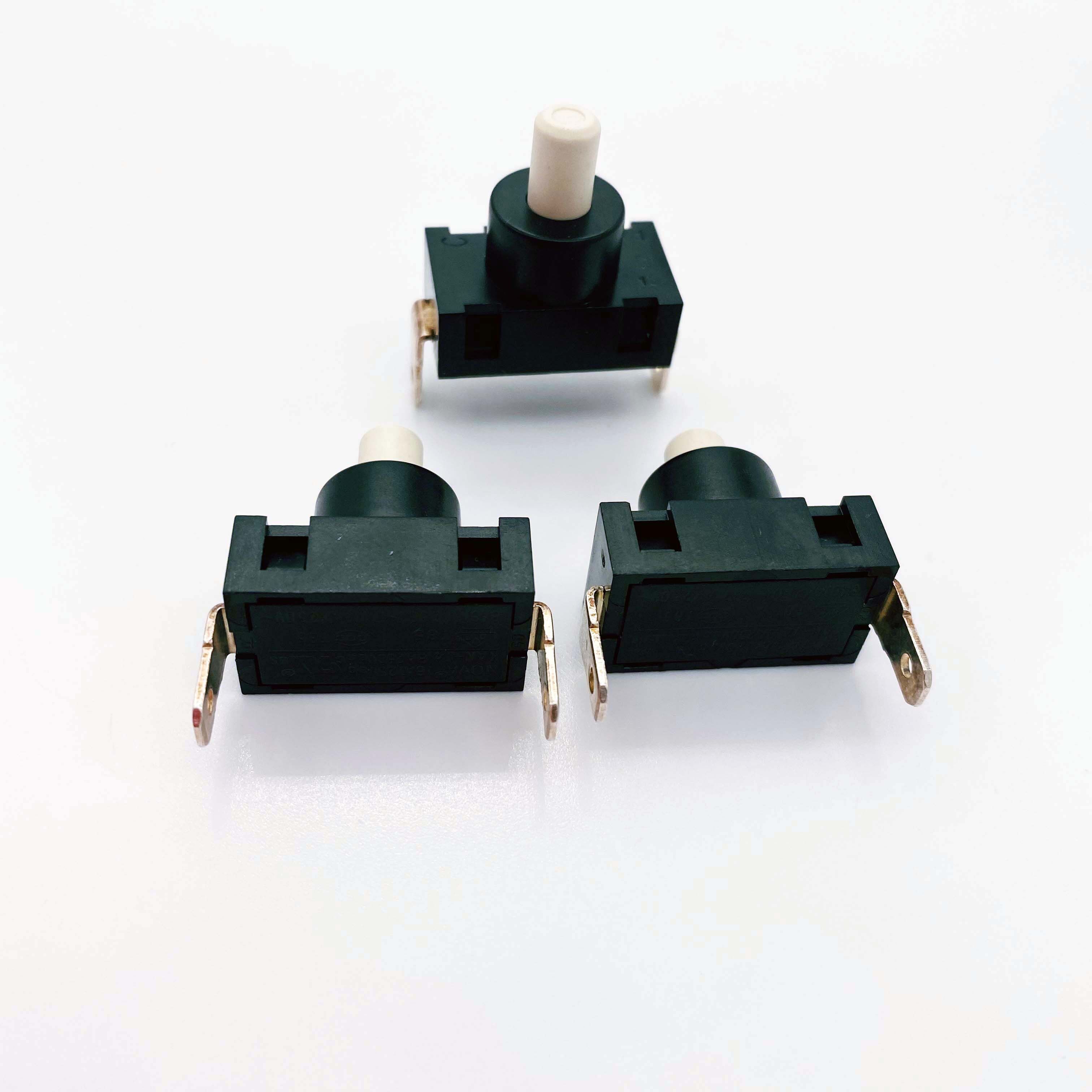 16a125v 8a250v On-off 2 Pin Momentary Or Latched Push Switch For Push ...