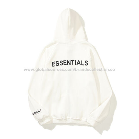 Fog Essentials Casual Hooded Zip Up Hoodies For Men Casual