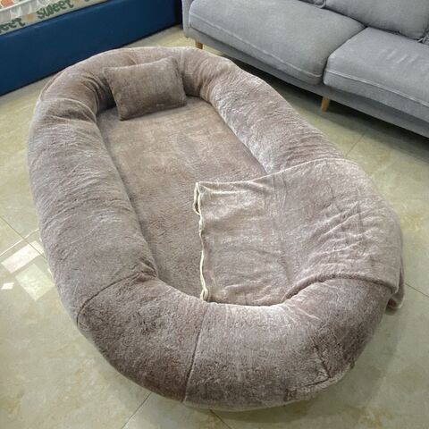 Manta Perro Grande Juelle Cama Para Perros – Sofá Para Perros Grandes, Funda Extraíble Lavable A Máquina, Cama Mullida, Sillón Para Perros Santi S-XXL ( Tamaño: XL – 120 X 85 Cm, Beige Grandes Baratas