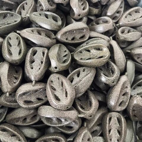 Plomos de pesca carpa, tamaño mixto 40-99g, con núcleo de plástico, forma triangular, para pesca a la carpa - Venta al por mayor