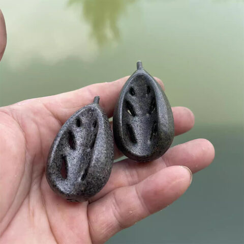 Plomos de pesca carpa, tamaño mixto 40-99g, con núcleo de plástico, forma triangular, para pesca a la carpa - Venta al por mayor