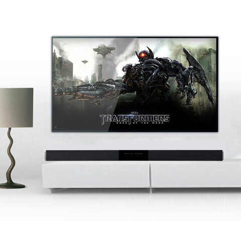 Barra de sonido ultra delgada OEM para TV con control táctil para altavoces de cine en casa, barra de sonido para TV con entradas HDMI/Bluetooth/ópticas
