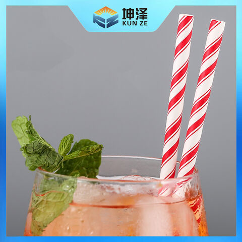 Pajitas de Papel Personalizadas, Ecológicas y Desechables para Fiestas - Pajitas Decorativas de Papel