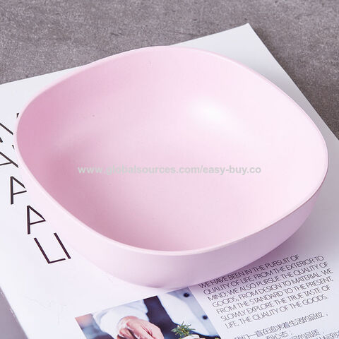 Obst- und Salatschüsseln, Salatschüsseln, kleine Teller für den Haushalt, Knochenschalen aus Kunststoff.