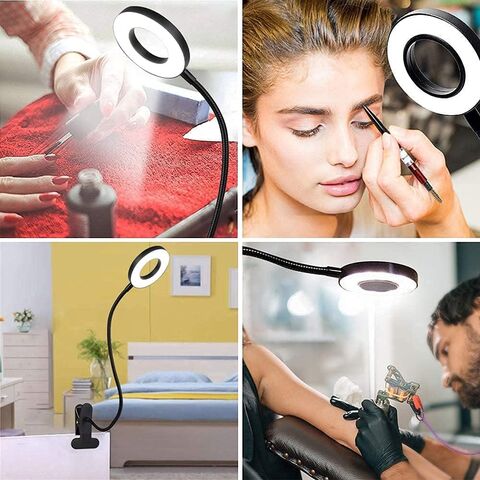 LED Leselampe mit Klemme, Flexible Buchlampe für Kinder zum Lesen im Bett bei Nacht, Clip für Tisch