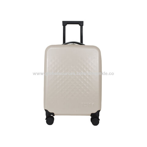 Smart foldable ABS luggage,8 wheels,inserted lock