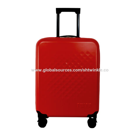 Smart foldable ABS luggage,8 wheels,inserted lock