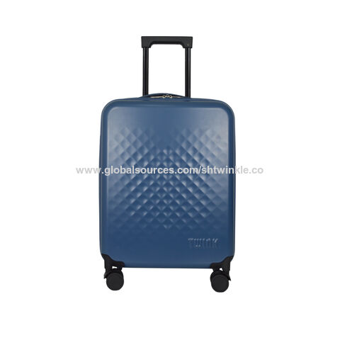 Smart foldable ABS luggage,8 wheels,inserted lock