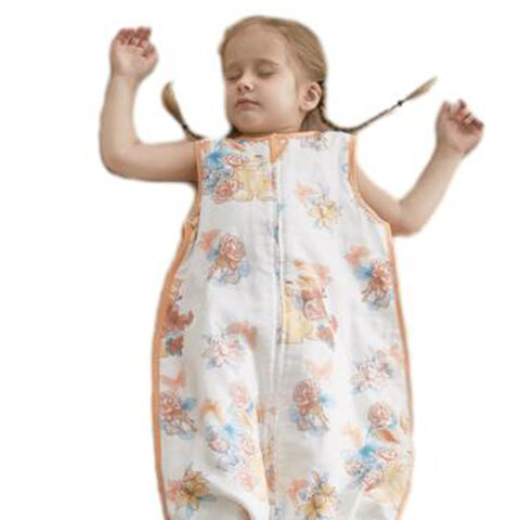 Bestseller Baby Schlafsack Sommer Bambus Baumwolle Kinder Einteilige Anti-Tret-Decke