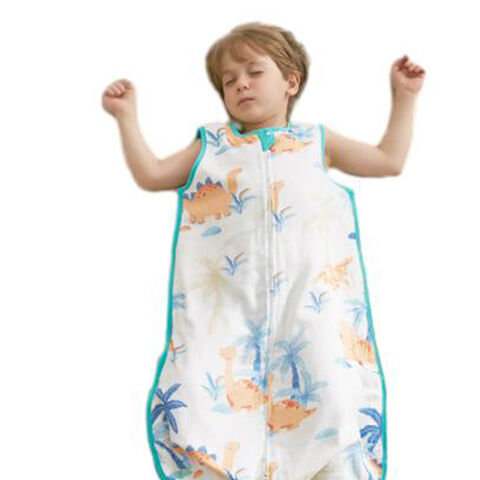 Bestseller Baby Schlafsack Sommer Bambus Baumwolle Kinder Einteilige Anti-Tret-Decke