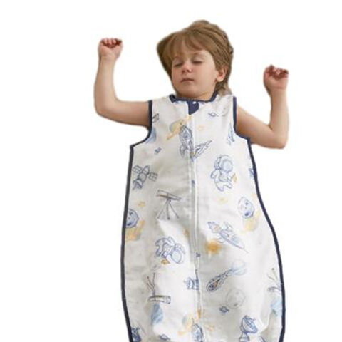Bestseller Baby Schlafsack Sommer Bambus Baumwolle Kinder Einteilige Anti-Tret-Decke