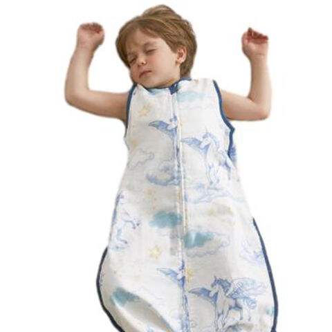 Bestseller Baby Schlafsack Sommer Bambus Baumwolle Kinder Einteilige Anti-Tret-Decke
