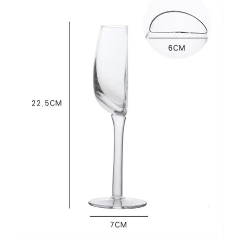 Gobelet de Verre à Vin Rouge à Longue Tige, Design de Luxe en Cristal Personnalisé pour Mariages, Sans Plomb