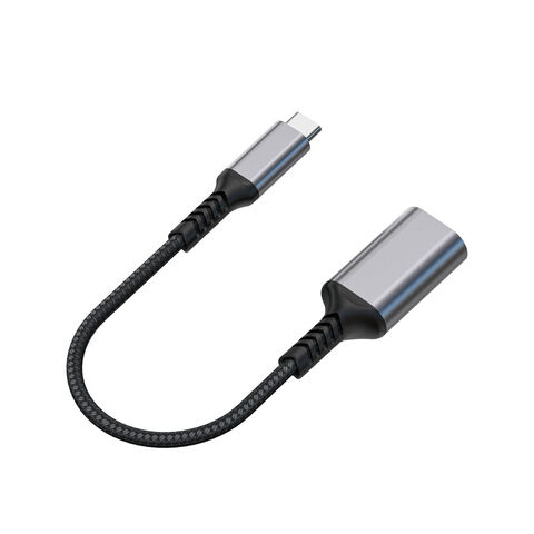 Adaptador USB-C a USB 3.0, Adaptador USB-C a USB-A, Cable OTG Tipo C Macho a USB Hembra, Compatible con MacBook, iPhone, Samsung
