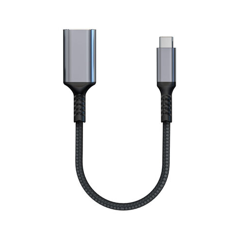 Adaptador USB-C a USB 3.0, Adaptador USB-C a USB-A, Cable OTG Tipo C Macho a USB Hembra, Compatible con MacBook, iPhone, Samsung