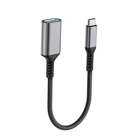 Adaptador USB-C a USB 3.0, Adaptador USB-C a USB-A, Cable OTG Tipo C Macho a USB Hembra, Compatible con MacBook, iPhone, Samsung