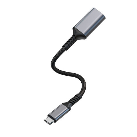 Adaptador USB-C a USB 3.0, Adaptador USB-C a USB-A, Cable OTG Tipo C Macho a USB Hembra, Compatible con MacBook, iPhone, Samsung